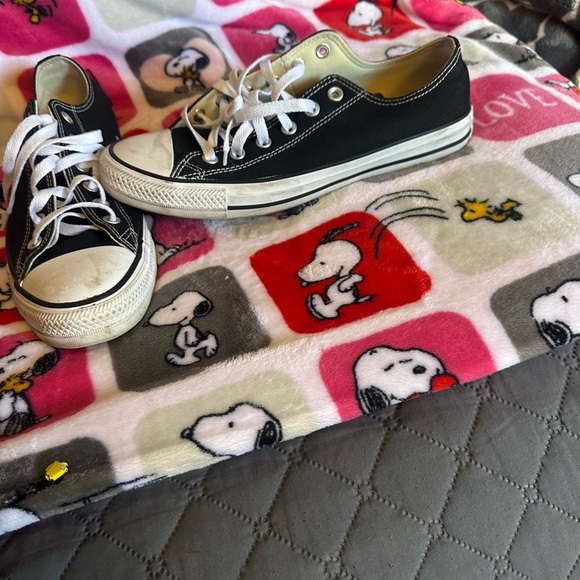 Converse Kids Black and White Sneakers - Picture 2 of 5